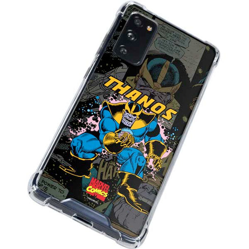 Marvel Classic Comics Thanos Galaxy S20 FE Clear Case